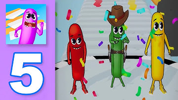 Wacky Run - Gameplay - Part 5 (IOS, Android)