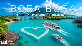 картинка: Bora Bora 4K — откройте для себя райские острова и кристально голубую лагуну с Deep House Chill 🎵