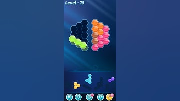 BLOCK! Hexa Puzzle! Rainbow B Level 13 (Basic) - Lösung Solution Walkthrough
