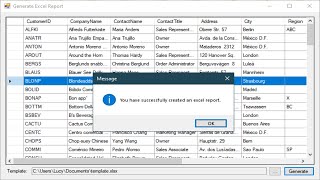 C# Tutorial - Generate Excel Report in C# | FoxLearn