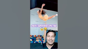 Epic Superhero Belly Flop! 😂 || #shorts #trending #BTXS11 #fail #bellyflop #short #ytshorts #viral