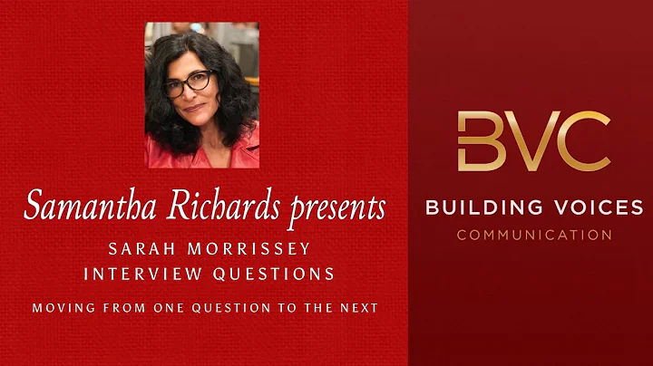 Sarah Morrissey - interview questions moving from ...