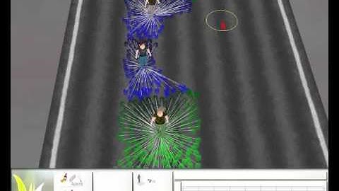 An Interactive Model for Steering Behaviors of Groups of Characters