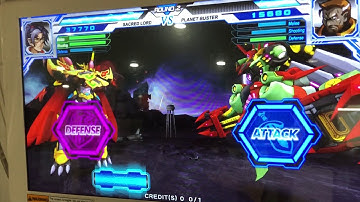 Hero of robots Azure (Legend) Vs. Planet Buster