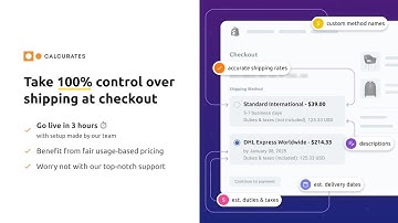 Calcurates: Accurate Shipping | Shopify App