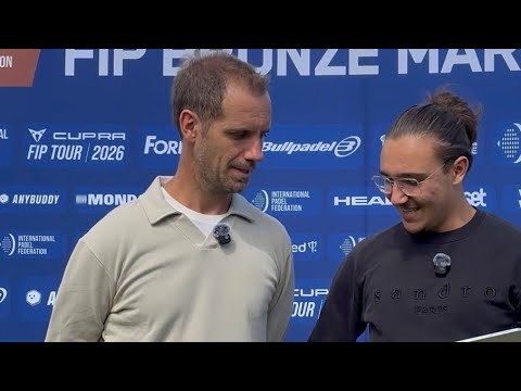 Interview de Richard Gasquet au FIP Bronze de Marnes II