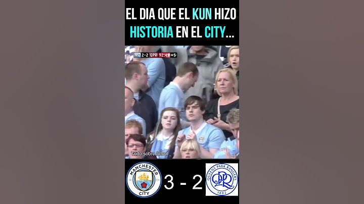 Gol Kun Agüero Manchester City 93:20 Homenaje 11 Años para ganar la premier luego de 44 años #shorts