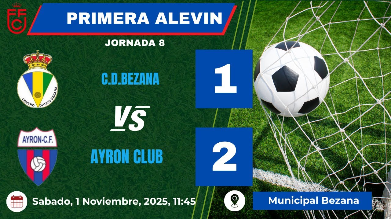 Jornada8 C.D. Bezana VS Ayron Club  