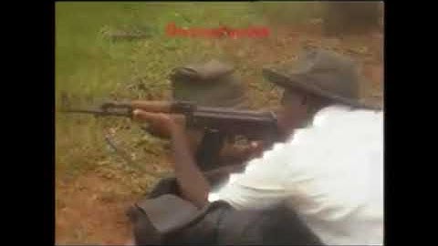president museveni on shooting range