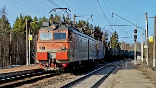 Электровоз ВЛ11М-058 с грузовым поездом | 165 километр