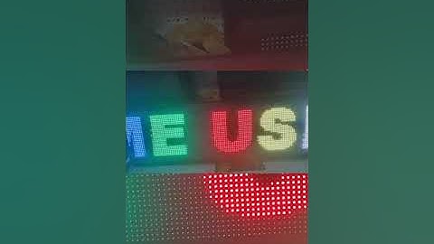 scrolling led sign programmable