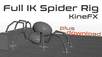 Multi IK Spider Rig tutorial in Houdini KineFX + download