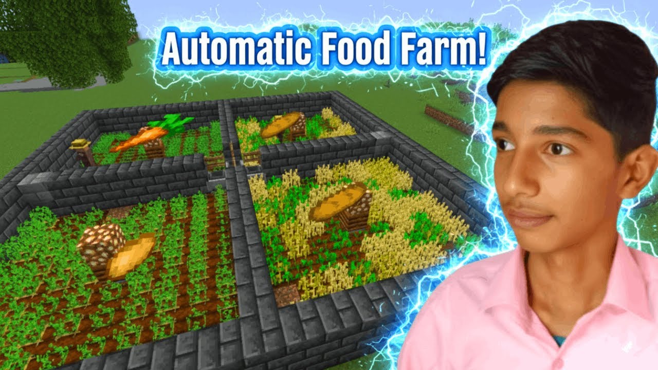 🌾 OP Automatic Food Farm in Minecraft | Noob to Pro Build - YouTube