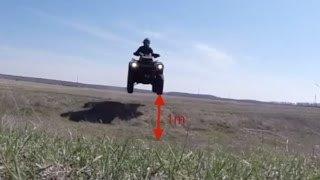 ATV OMSK BRP jumping