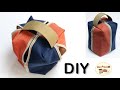 How to make a bag with zippers on 4 sides  travel cosmetic bag