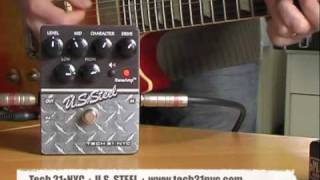 Tech 21•NYC: US Steel - Les Paul to amp (normal input) - YouTube