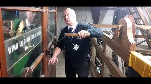 The Head Verger winds the Cathedral Clock #HeritageOpenDays
