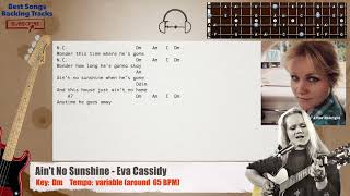 🎻 Ain't No Sunshine - Eva Cassidy Bass Backing Track with chords and lyrics