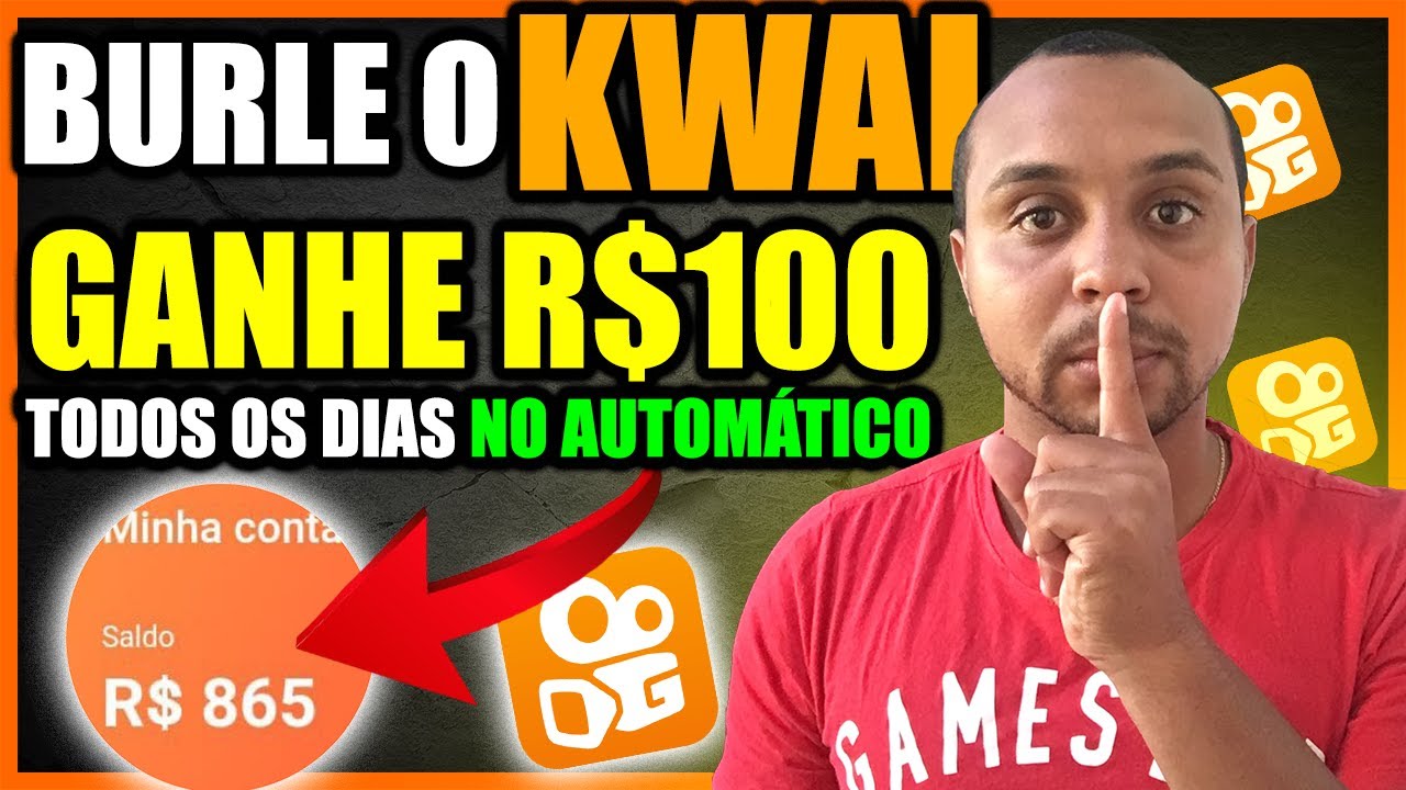 Como Burlar o KWAI e Ganhar Dinheiro mais Rápido e Automático - Ganhe R$100 Por dia no Kwai App 2021