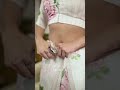 ساري وبلوزة من حرير الأورجانزا الخالص من أميرا