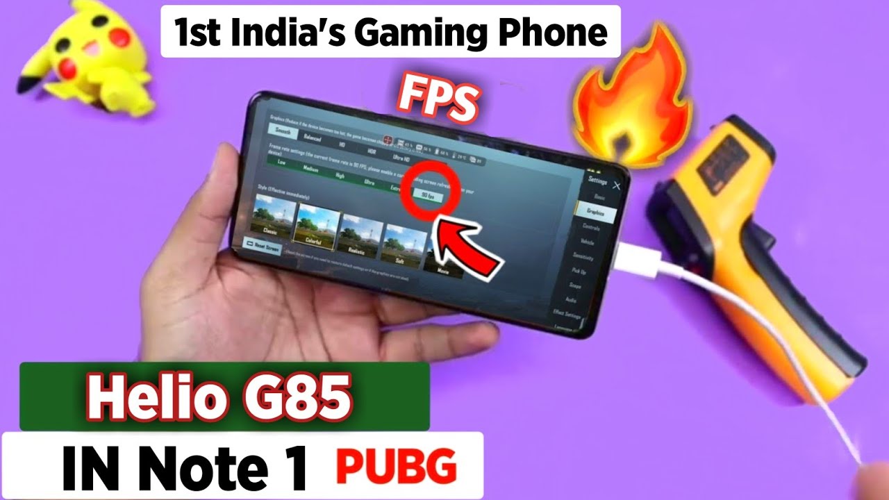 Micromax "IN Note 1"PUBG Review!🔥😍|| India's first Gaming Smartphone!!🔥🔥😍||