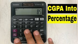 How to Convert CGPA into Percentage on Calculator screenshot 5