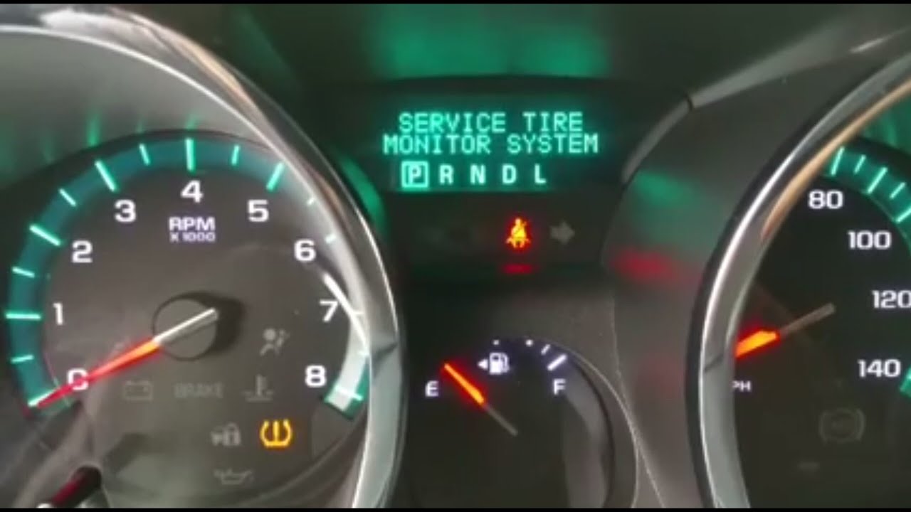 How To Reset Tire Light On2009 To 2017 Chevrolet Traverse.Equinox.Malibu.Equinoxكيف اطفئ ضوء العجلات