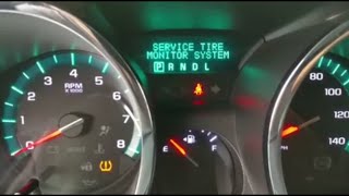 How to reset tire light on2009 to 2017 Chevrolet Traverse.Equinox.Malibu.Equinoxكيف اطفئ ضوء العجلات