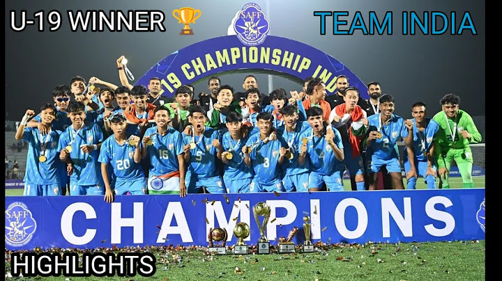 U-19 SAFF / FINALE 🏆 / INDIA 🇮🇳 VS 🇧🇩 BANGLADESH / MATCH HIGHLIGHTS / 2025
