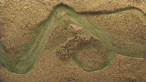 River Geomorphology (24) - Classic Channelization, Closeup, Unconsolidated Media