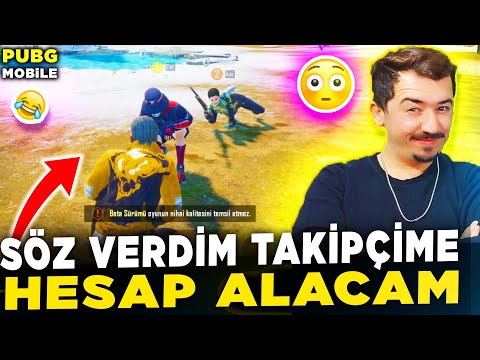 SÖZ VERDİM ! FULL HESAP ALACAM ÇOCUKLARA / PUBG MOBİLE RASTGELE TAKIM EĞLENCELİ ANLAR