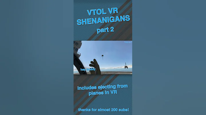 VTOL VR SHENANIGANS | EJECTING FROM JETS #shorts #vtolvr #vr #gaming