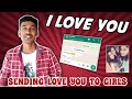 Send i love to girl friends   see their reaction   vijay vox 