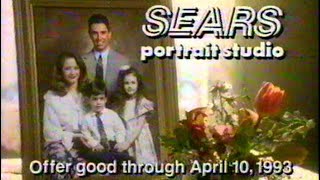 Sears Portrait Studio Commercial, Mar 30 1993