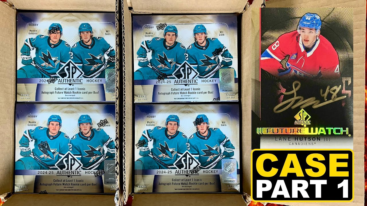 $4000 CASE! - 2024-25 SP Authentic Hockey Hobby 16 Box Master Case Break Part 1