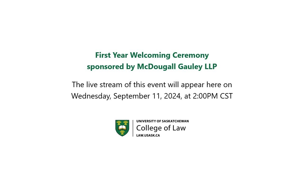 College of Law First Year Welcoming Ceremony 2024