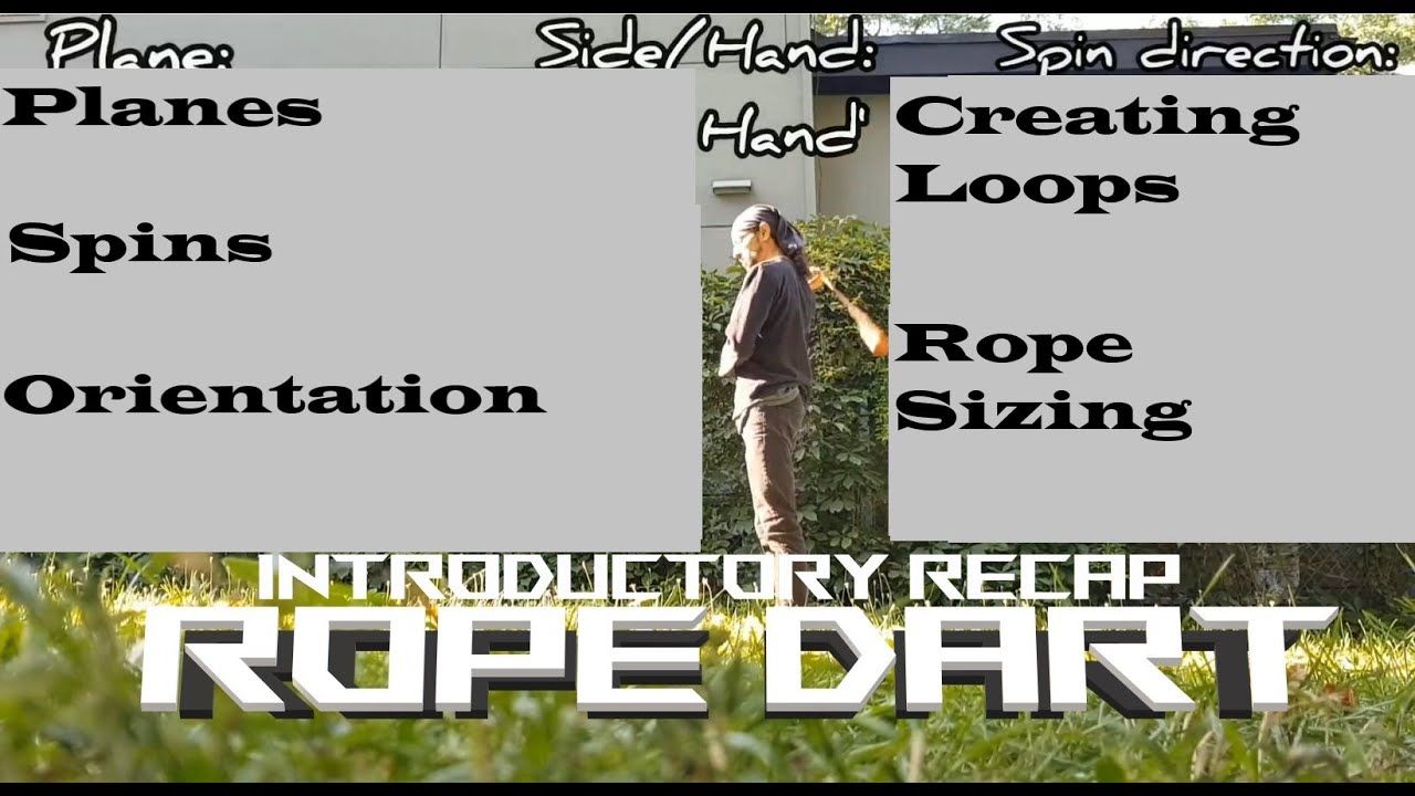 Introductory Rope Dart  :: Planes/Orientation - Rope Sizing - Generating  Loops