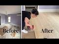 DIY Pine Flooring Over Lead Paint | 1906 House Bedroom Renovation