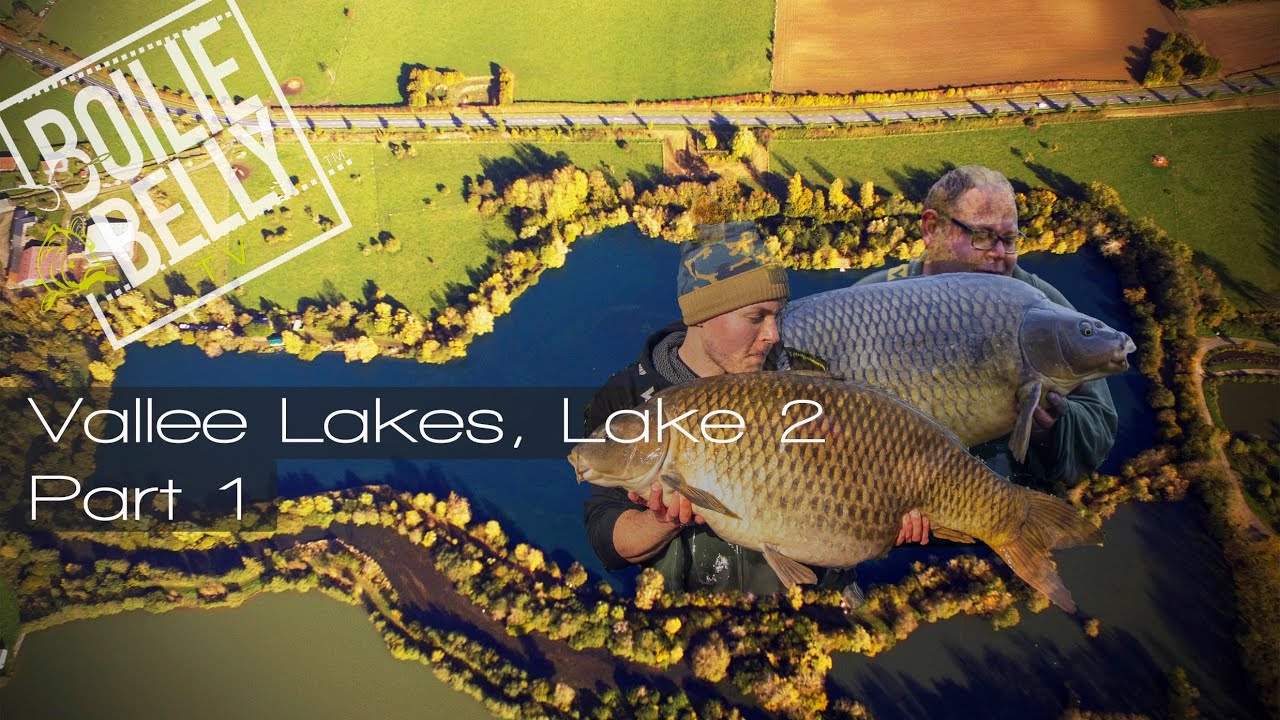 Carp fishing at Vallee Lakes lake 2, Part 1 of 2