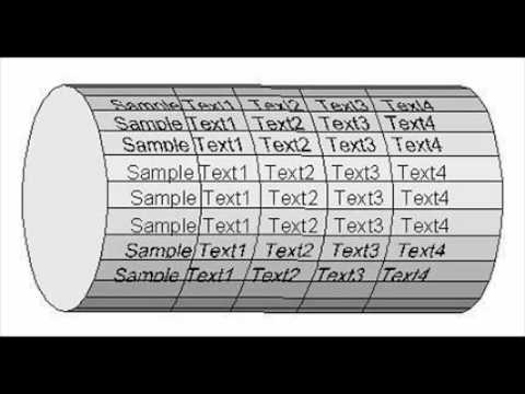 Text Visualisation methods in 3D