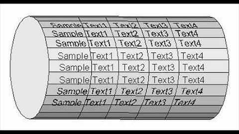 Text Visualisation methods in 3D