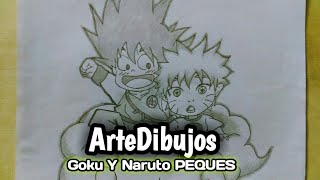 Como dibujar NARUTO GOKU facil | HOW TO DRAW naruto goku - naruto DBZ -  YouTube
