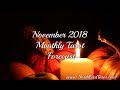 Taurus November 2018 Monthly Forecast