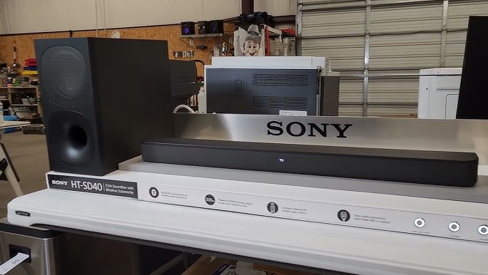 Sony HTSD40 Review...Great Sound but lacking in some areas for the price -  YouTube