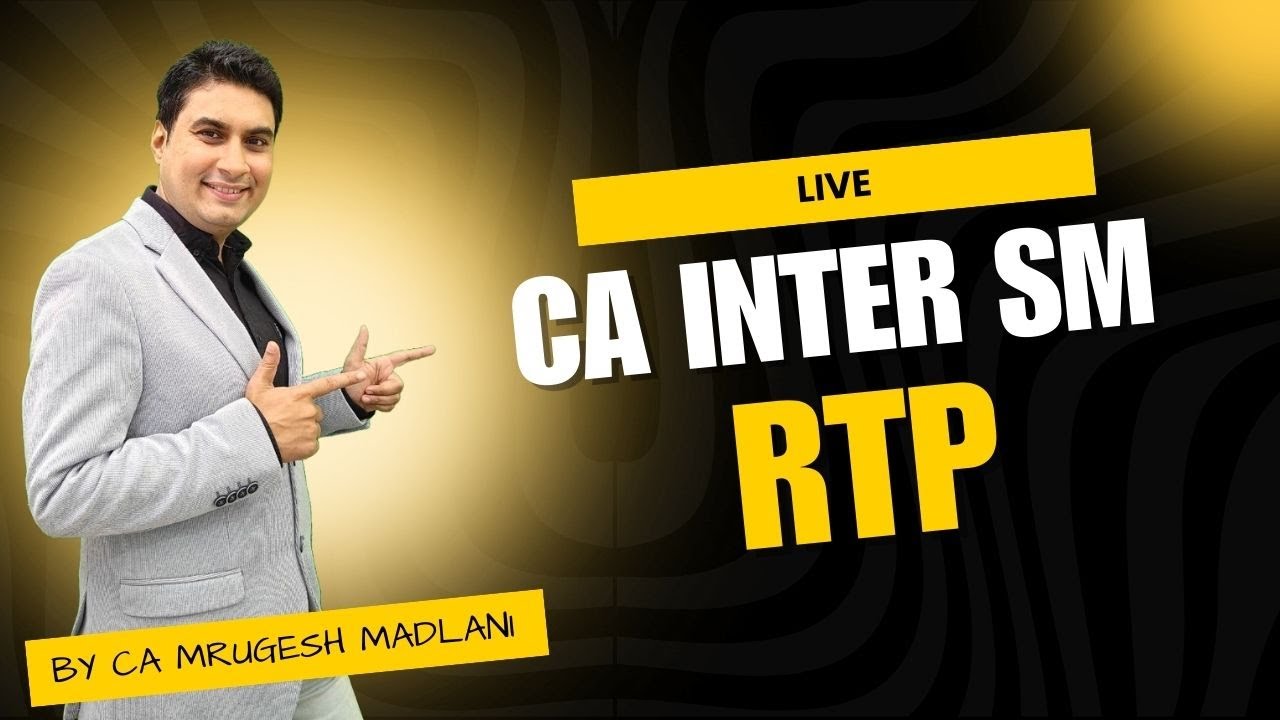 Ca inter strategic management rtp jan 25 exams ca mrugesh madlani
