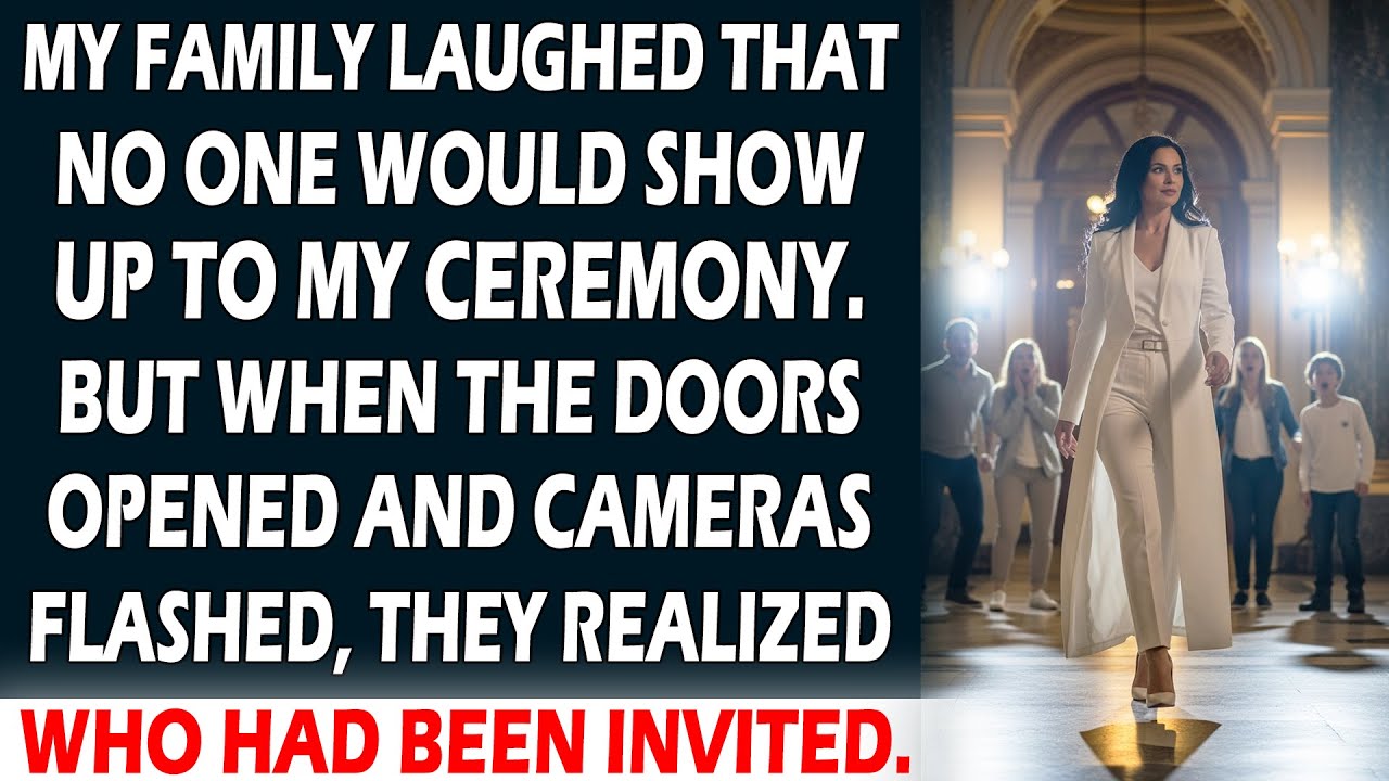 My Family Laughed at My Ceremony, Then the Doors Opened and Everything Changed