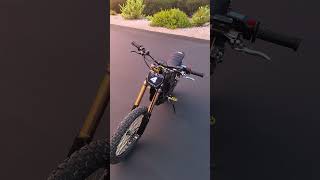 Orange sunset #bike #surron #ebike #edit #sunset #fyp