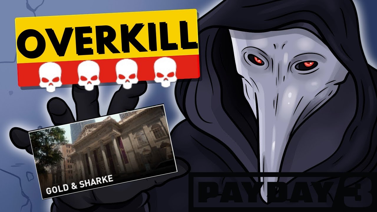 Payday 3 - Solo Overkill Gold & Sharke - Casing Mode All Bags - YouTube