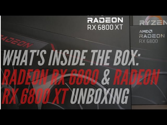 AMD Radeon RX 6800 and RX 6800 XT Unboxing - Conclusion & Review Outlook