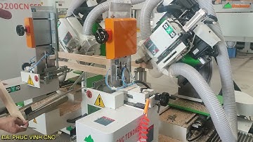 MÁY ĐÁNH MỘNG DƯƠNG 2 ĐẦU 4 DAO (vừa đánh mộng dương, vừa đục mộng âm) WM-D200FR